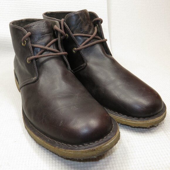 UGG Leighton Chukka Boots Men\'s Leather Shoes Chocolate Brown 3275 Size US 11.5 UGG Leighton Chukka Boots Men main image 2